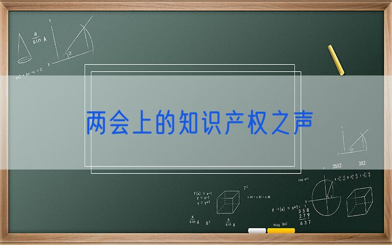 两会上的知识产权之声