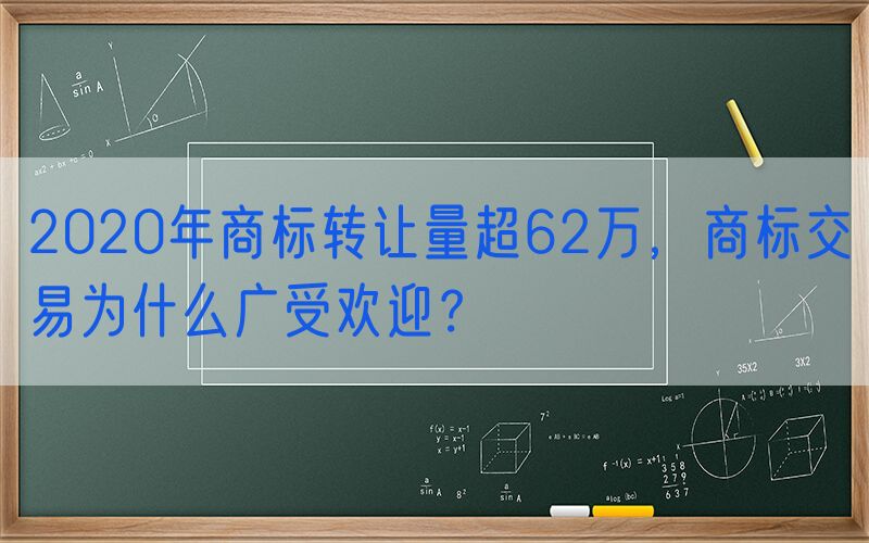 2020年商标转让量超62万，商标交易为什么广受欢迎？