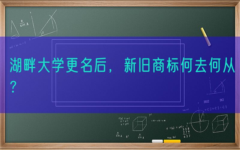 湖畔大学更名后，新旧商标何去何从？