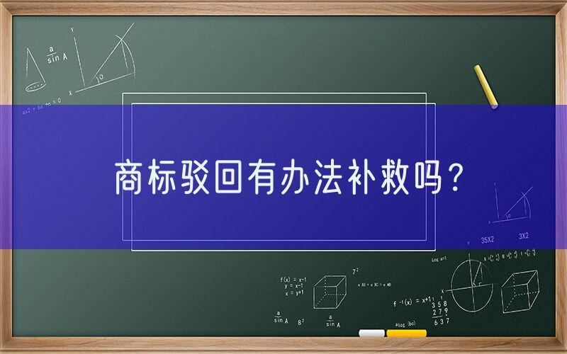 商标驳回有办法补救吗？