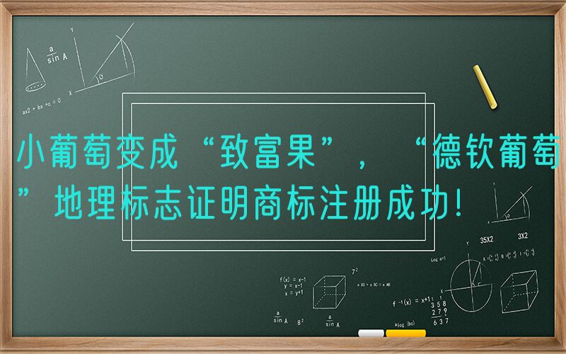 小葡萄变成“致富果”，“德钦葡萄”地理标志证明商标注册成功！